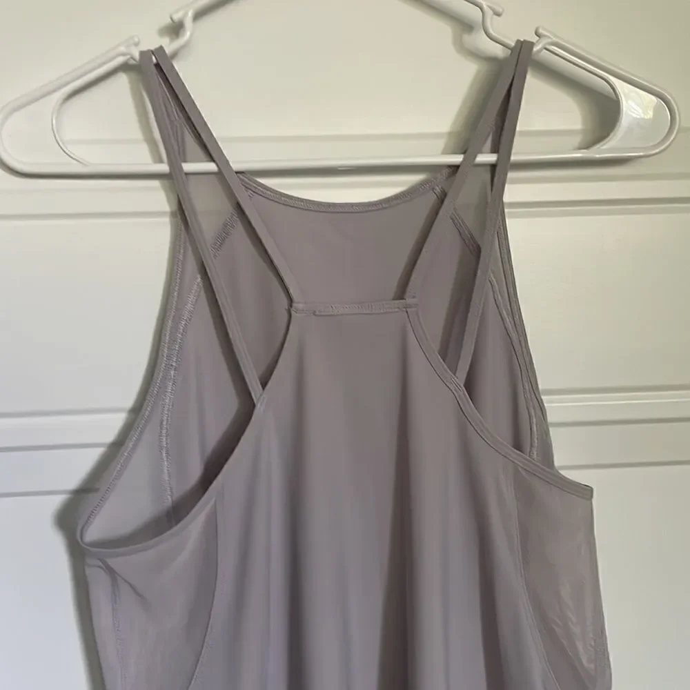 Lululemon Gray High Neck Tank Top